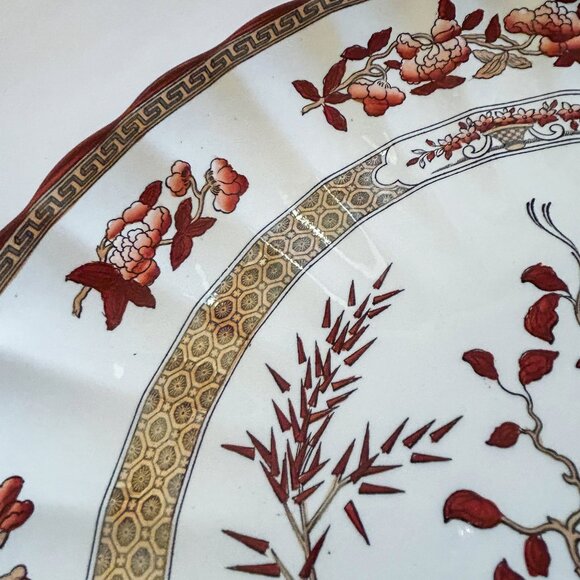 Copeland Spode India Tree Vintage China Round Torte Platter, Rare - Picture 3 of 5